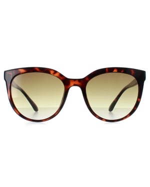 Calvin Klein Cat Eye Womens Shiny Havana Brown Gradient CK22552S