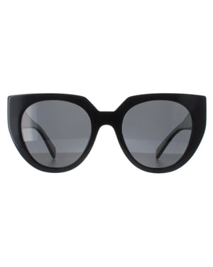 Prada Cat Eye Womens Black and Talc Dark Grey PR14WS