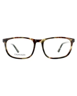 Calvin Klein Square Mens Cargo Tortoise Glasses Frames