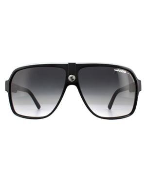 Carrera Aviator unisex zwart -wit grijze gradiënt zonnebril
