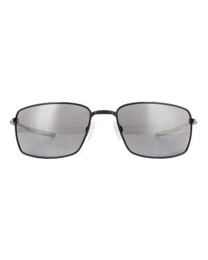 Oakley Wrap Heren gepolijste zwarte prizm zwarte zonnebril