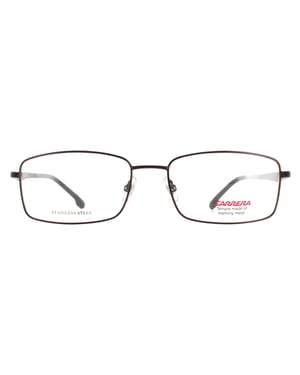 Carrera Rectangle Mens Brown Glasses