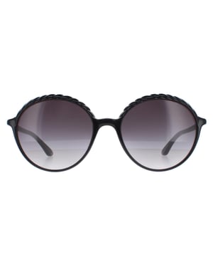 Elle Round Womens Black Grey Gradient 14919
