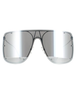 Alexander McQueen Shield Womens Silver  Silver Mirror AM0313S