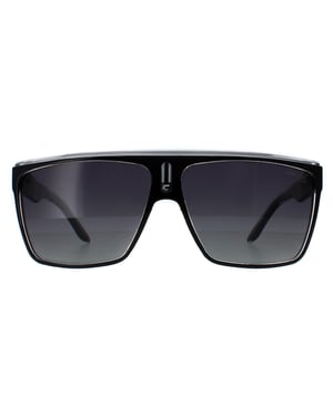 Carrera 22 P56/WJ zwart wit grijs gradiënt gepolariseerde zonnebril