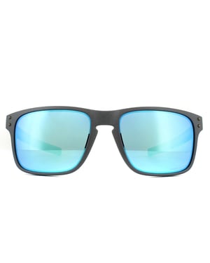 Oakley Zonnebril Holbrook Mix OO9384-10 Steel Prizm Sapphire Gepolariseerd