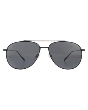 Salvatore Ferragamo Sunglasses SF201S 002 Matte Black Grey