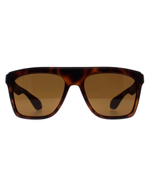 Gucci Rectangle Mens Dark Havana Brown GG1570S