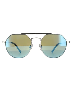 Serengeti Aviator Unisex Light Rose Gold Saturn Polarized Drivers Shelby