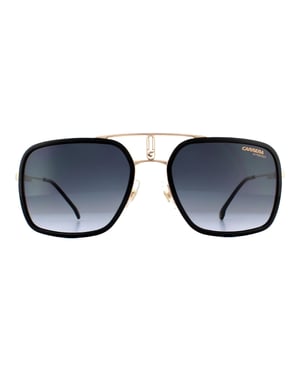 Carrera Aviator Mens Gold Black Dark Gray Gracient zonnebril
