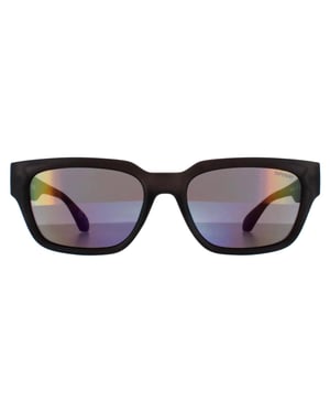 Superdry Rectangle Mens Black Purple Flash Mirror 5004