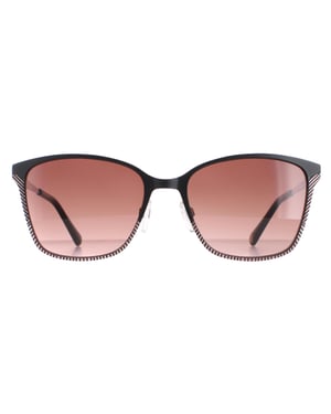 Ted Baker Sunglasses TB1563 Cerise 004 Black Brown Gradient