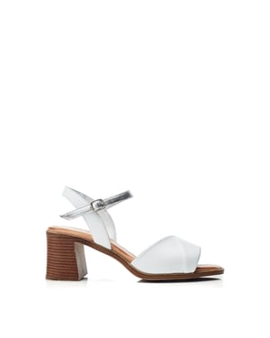 Lanie White - Silver Sandals
