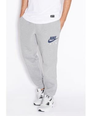 Nike Air AW77 Heren Fleece Joggers Grijs