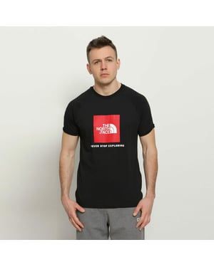 The North Face Mens Reglan Sleeve NSE T Shirt Black