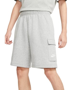 Nike Club Mens Cargo Shorts in Grey