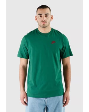 Nike Sportswear Club Heren T Shirt in Groen