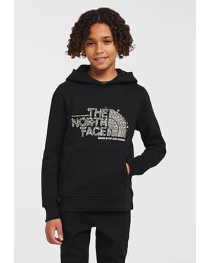 The North Face Kids Drew Peak Overhead Hoodie in Zwart