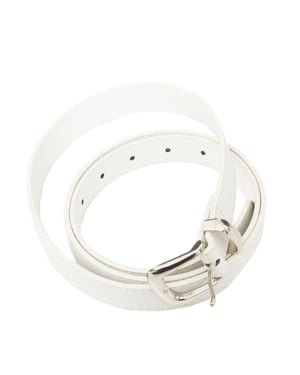 Enzo | Womens Belt - White