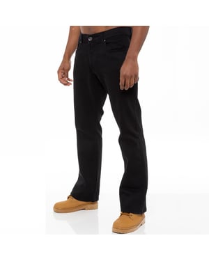 Enzo Mens Bootcut Stretch Denim Jeans