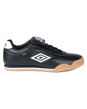 Umbro 5V5 Leren Zwart/Antiek Wit Sneakers