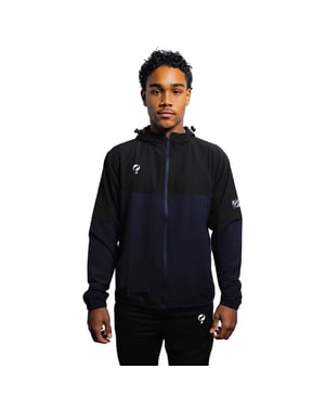 Q1905 Kasius active trainingsjack navy//wit