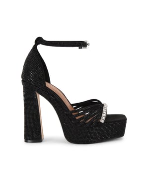 Kurt Geiger London  Crystal Strap Platform Sandals