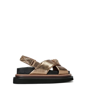 Kurt Geiger London Leather Orson Cross Strap Sandal Sandals