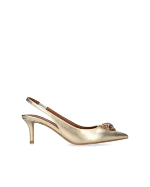 Kurt Geiger London Leather Belgravia Sling Back Heels
