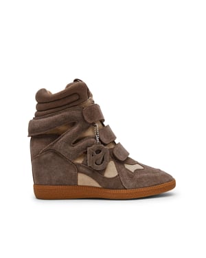 Suede Mavis Taupe Suede Sneakers