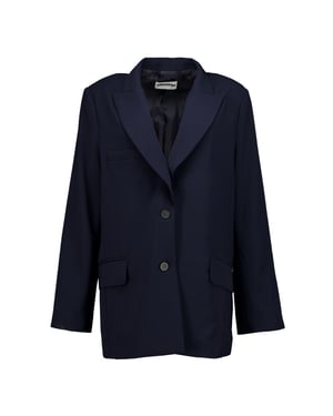 Zenggi Jap crepe relaxed blazers y08-1006 3034