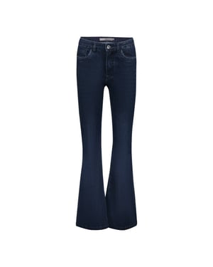 Geisha jeans flair lurex 61536-10 880 dark blue denim