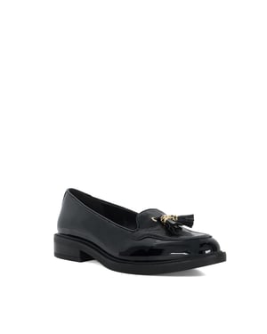 Dune Ladies Wf Grape - Wide Fit Patent Tassel Loafers