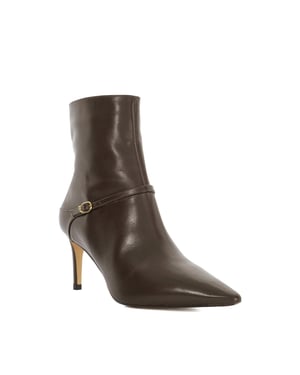 Dune Ladies Olene - Heeled Leather Ankle Boots