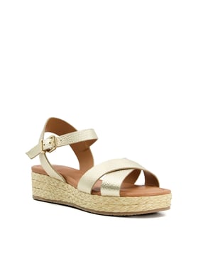 Dune Ladies LINNIE Woven Flatform Sandals Linnie
