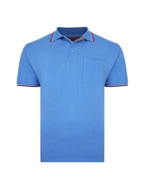 Kam Mens Plus Size Polo Shirt Big and Tall T-shirt