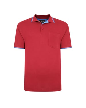 Kam Mens Plus Size Polo Shirt Big and Tall T-shirt