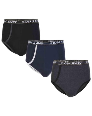 Kam Mens Big & Tall Multipack Of 3 Briefs