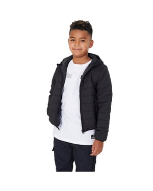Brave Soul Boys Kids Puffer Jacket Hooded