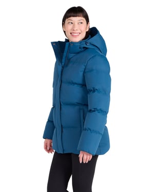 'Snow' Women's Padded Jacket Water Resistant Full Zip Warm Cosy Coat
