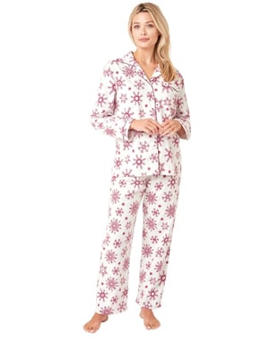 Penguin Print Brushed Cotton Pyjama Set