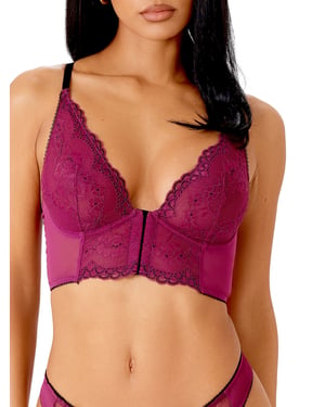 Superboost Lace Deep V Bralet