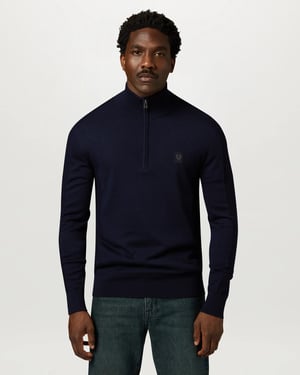 Long Sleeve Jumper in Navy