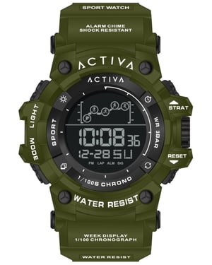 Invicta Digital ACW8082-033 Herrklocka - Digitalverk - ABS med Svart urtavla - 50 mm