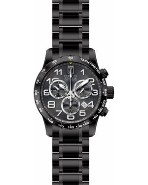 Invicta Jason Taylor 51264 Herenhorloge - Quartz Uurwerk - Roestvrij Staal met Zwarte Wijzerplaat - 48 mm