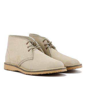 Red Wing Weekender Chukka Leather Men's White Sand Mohave Boots