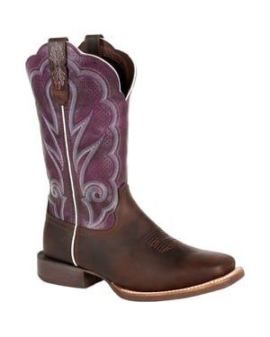 Durango Lady Rebel Pro Leather Women's Oilded Brown/Plum Boots