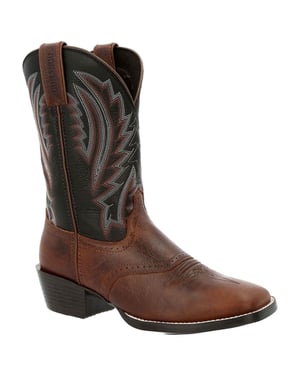 Durango Westward Leather Men's Dark Chestnut/Black Onyx Boots