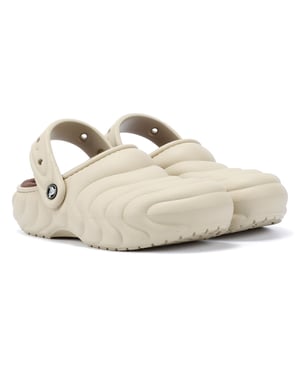 Crocs Classic Lined Overpuff Women's Beige Clogs