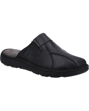 Hush Puppies Heren Carson Mule Sandalen Zwart